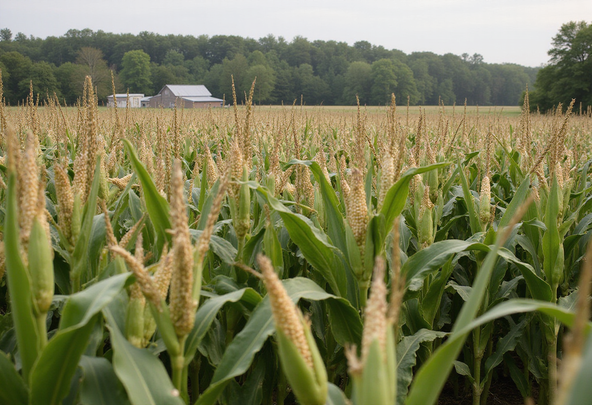 York County farm loses thousands in corn crop as weather extremes take toll - local21news.com